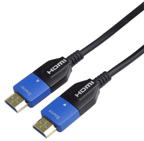 PremiumCord Ultra High Speed HDMI 2.1 optický kabel 8K@60Hz 4K@120Hz 15m zlacený