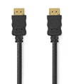 NEDIS High Speed HDMI 2.0 kabel s ethernetem/ 4K@60Hz/ zlacené konektory HDMI-HDMI/ černý/ bulk/ 3m