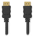 NEDIS prodlužovací Premium High Speed HDMI 2.0 kabel s ethernetem/ 4K@60Hz/ zlacené konektory HDMI-HDMI/ černý/ bulk/ 5m