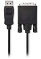 NEDIS kabel DisplayPort - DVI/ zástrčka DisplayPort - 24+1pinová zástrčka DVI-D/ černý/ bulk/ 1m