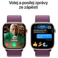 Apple Watch Series 10 GPS 42mm Růžově zlatý hliník se švestkovým provlékacím řemínkem