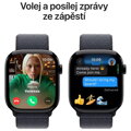 Apple Watch Series 10 GPS + Cellular 46mm Klavírně černý hliník s inkoustovým provlékacím řemínkem