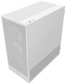 NZXT skříň H5 Flow RGB edition / 2x120 mm fan / USB 3.0 / USB-C 3.1 / RGB / průhledná bočnice / mesh panel / bílá