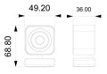 IMMAX NEO LITE SMART Security vnitřní kamera LITTLE CUBE, Wi-Fi 2,4GHz, 3MP, ONVIF, TUYA