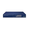 Planet MGS-6320-8T2X L3 switch, 4x Gb, 4x 2.5G, 2x 10G SFP+, Web/SNMPv3, VLAN, QoS, RIPv2/OSPFv2/OSPFv3, management