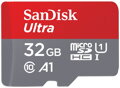 SanDisk Ultra 32GB microSDHC / CL10 Ultra A1 UHS-I U1 / Rychlost až 120MB/s / vč. adaptéru