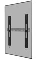 Neomounts  AWL-250BL16 / VESA Adaptér 2ks / VESA 400 mm na VESA (450, 500, 550, 600) mm / černý