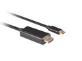 Lanberg USB-C(M)->HDMI(M) kabel 1m 4K 60Hz černá