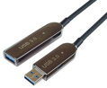 PremiumCord USB3.0 + 2.0 prodlužovací optický AOC kabel A/Male - A/Female 7m