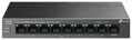 TP-Link LS109P Switch 1x LAN, 8x LAN s PoE+, 63W