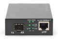 DIGITUS Professional Gigabit PoE media converter, RJ45 / SFP, PSE