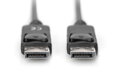 Digitus DisplayPort 1.1a připojovací kabel 2 m, Měď, AWG28, 2x stíněný