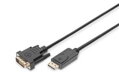 Digitus DisplayPort připojovací kabel, DP/M- DVI (24+1)/M 2.0m