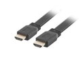 LANBERG HDMI M/M 2.0 kabel 5M 4K černý plochý