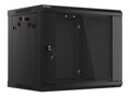 LANBERG RACK CABINET 19” WALL-MOUNT 9U/600X450 (FLAT PACK) V2 BLACK