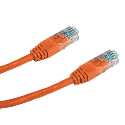 DATACOM Patch kábel UTP CAT5E 1m oranžový