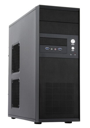 CHIEFTEC MidT CQ-01B-U3-OP / 2x USB 3.0/ bez zdroje/ černý