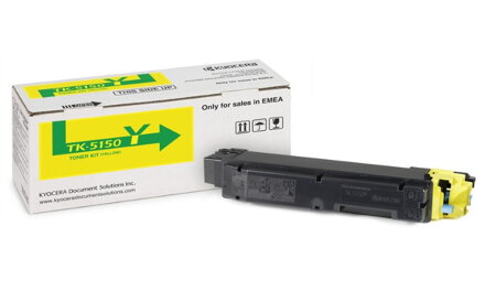 Kyocera toner TK-5150Y/ P6035cdn/M6035cidn/M6535cidn/ 10 000 stran/ žlutý