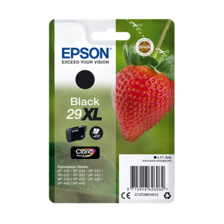 Epson inkoustová náplň/ T2991/ Singlepack 29XL Claria Home Ink/ Černá