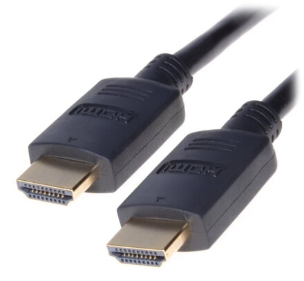 PremiumCord HDMI 2.0 High Speed + Ethernet kabel/ zlacené konektory/ 15m/ černý