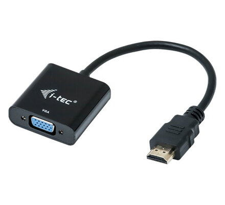 i-tec HDMI na D-SUB (VGA) kabelový adaptér/ 1920×1080/ černý