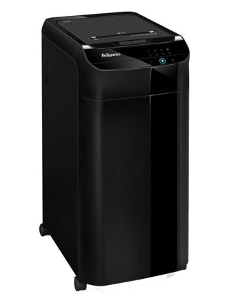 FELLOWES skartovač AutoMax 350 C/ křížový řez 4x38 mm/ objem koše 68 l/ certifikát NBÚ/ stupeň utajení typ 2 - důvěrné