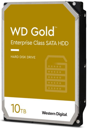 WD HDD GOLD 10TB / WD102KRYZ / SATA 6Gb/s / Interní 3,5" / 7200rpm / 256MB