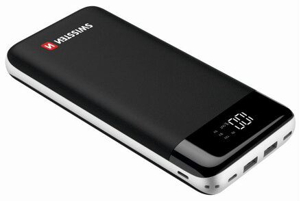 Swissten Black Core Power Bank 30000 Mah