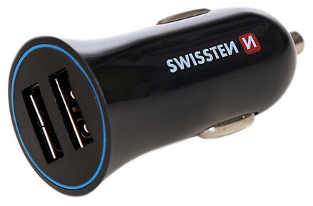 Swissten Cl Adaptér 2,4A Power 2X Usb + Kabel Micro Usb