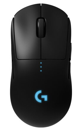 Logitech myš Gaming G PRO/ Bezdrátová/ Optická/ 25600dpi/ USB přijímač/ černá