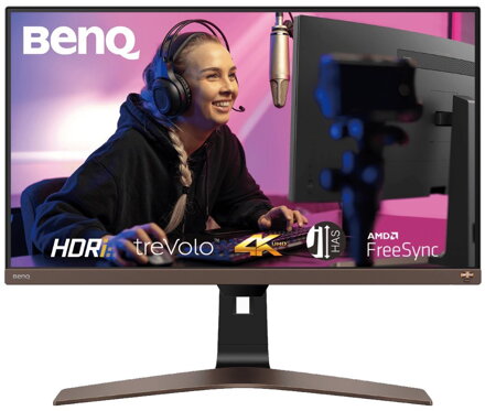 BENQ 28" LED EW2880U/ 3840x2160/ IPS panel/ 1000:1/ 5ms/ 2xHDMI/ DP/ USB-C/ Pivot/ repro/ čierny