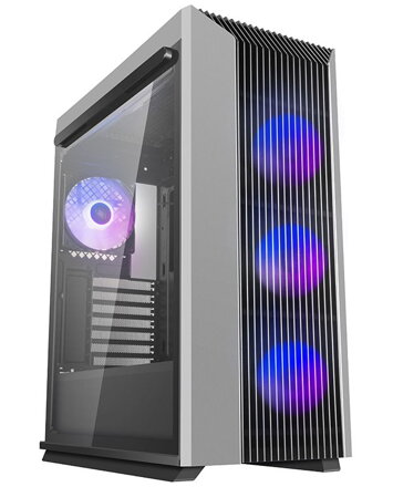 DEEPCOOL skříň CL500 4F - AP/ ATX / 4x120 mm ARGB fan / USB 3.0 / tvrzené sklo / černá