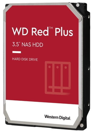 WD RED PLUS 6TB / WD60EFPX / SATA III/  Interní 3,5"/ 7200rpm / 256MB