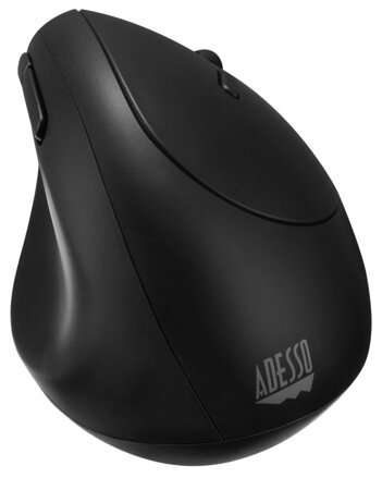 Adesso iMouse V10 mini/ bezdrátová myš 2,4GHz/ vertikální ergonomická/ optická/ 800/1200/1600 DPI/ USB/ černá