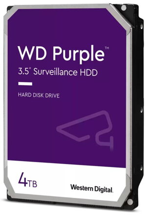 WD PURPLE 4TB / WD43PURZ / SATA III / Interní 3,5"/ 256MB