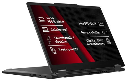 Lenovo X13 2-in-1 G5/ Ultra 7-155U/ 32GB DDR5/ 1TB SSD/ Intel Graphics/ 13,3"WUXGA,touch/ W11P/ černý