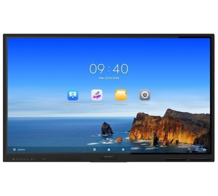 POŠKOZENÝ OBAL - HIKVISION interaktivní dotykový panel 86", 4K, Android 13, 8GB, 64GB storage,  40 points ,infrared, Type-C*1,...