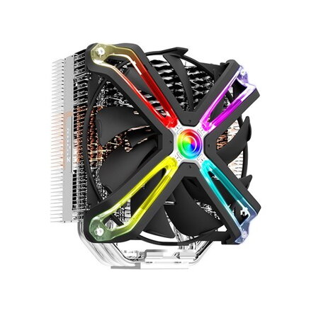 POŠKOZENÝ OBAL - Zalman chladič CPU CNPS17X / 140mm RGB ventilátor / heatpipe / PWM / výška 160mm / pro AMD i Intel