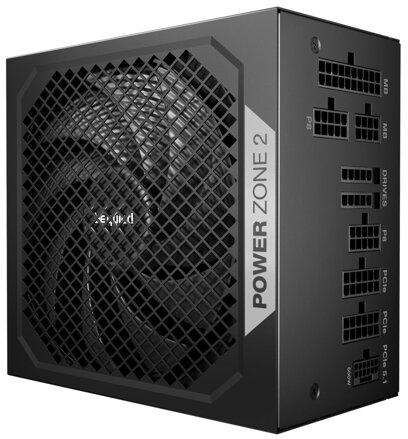 Be quiet! / zdroj POWER ZONE 2 750W / ATX 3.1 / 140mm fan / částečně pasivní / 80 PLUS Platinum