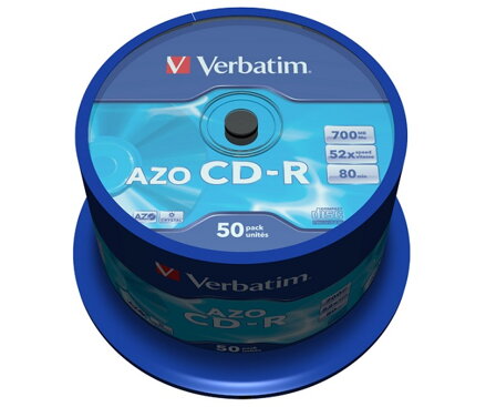 VERBATIM CD-R80 700MB DLP/ 52x/ 80min/ 50pack/ spindle