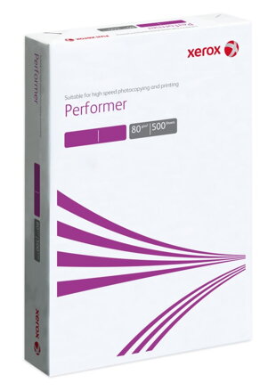 Xerox papír Performer A4 bílý, 80g/m2, balení 500 listů, formát A4