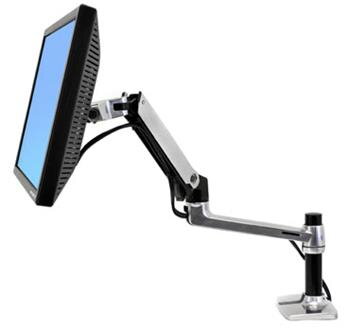 ERGOTRON LX Desk Mount Arm, Polished Aluminum, stolní rameno  max 32" LCD