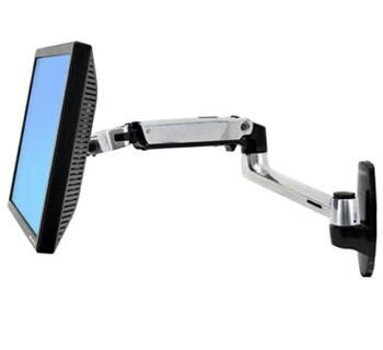 ERGOTRON LX Wall Mount Arm, Polished Aluminum - nástěnný držák, max. 34" LCD