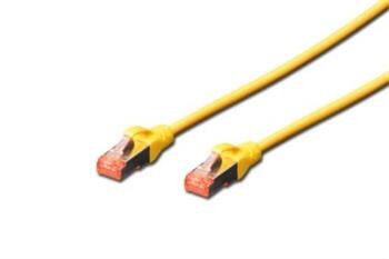 Digitus Patch Cable, S-FTP, CAT 6, AWG 27/7, LSOH, Měď, žlutý 10m