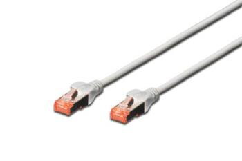 Digitus Patch Cable, S-FTP, CAT 6, AWG 27/7, LSOH, Měď, šedý 10 m