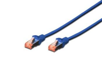 Digitus Patch Cable,S-FTP, CAT 6, AWG 27/7, LSOH, Měď, modrý 5m