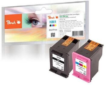 PEACH kompatibilní cartridge HP No 301 MultiPack, black, color