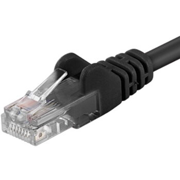 Premiumcord Patch kabel CAT6a S-FTP, RJ45-RJ45, AWG 26/7 1,5m černá