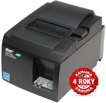 STAR Micronics tiskárna TSP143IIU+ Černá, USB, řezačka, 4roky záruka