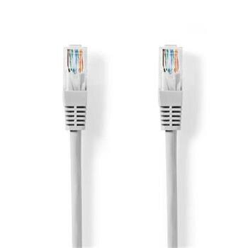 Nedis CCGL85101GY50  - Síťový Kabel Cat 5e U/UTP | RJ45 Zástrčka | RJ45 Zástrčka |  5.00 m | Kulatý | PVC | Šedá